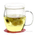 Hot Selling Double Walled Glass Mugs for Tea and Coffee Set of 2